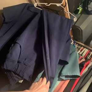 Heart n soul navy blue scrub set